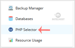 Reselhost | Como alterar a versão do PHP com CloudLinux Selector no Plesk