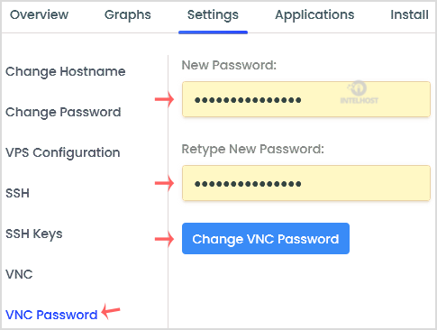 Reselhost | Como alterar a senha do VNC no Virtualizor