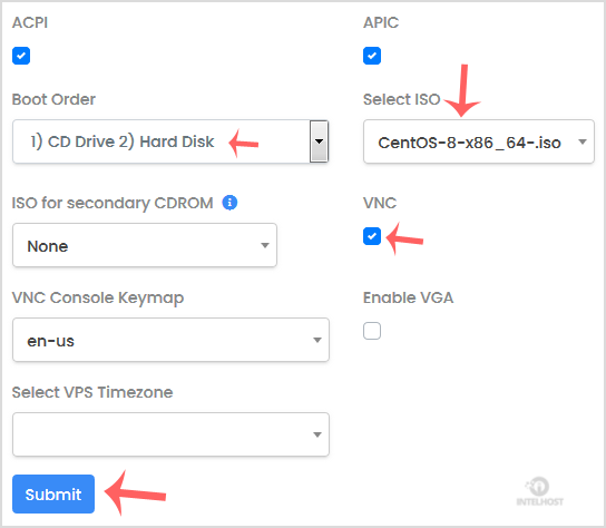 Reselhost | Como instalar ou reinstalar manualmente um OS com Virtualizor