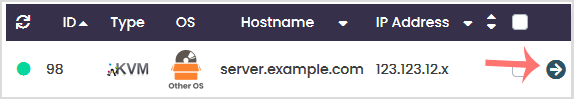 Reselhost | Como verificar a RAM, IP, disco VPS e virtualização no Virtualizor