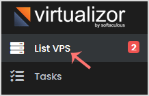 Reselhost | Como verificar a RAM, IP, disco VPS e virtualização no Virtualizor