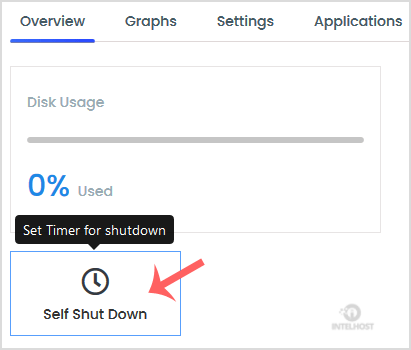 Reselhost | Como editar o Self Shutdown Timer no Virtualizor