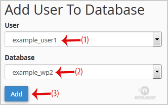 Reselhost | Como adicionar usuário de base de dados e adicionar privilégios?