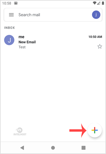 Reselhost | Como enviar um e-mail pelo seu celular Android