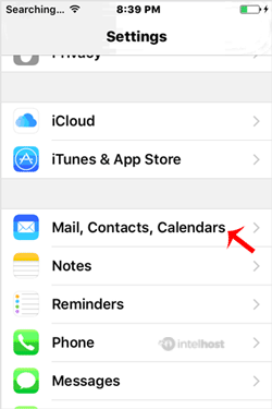Reselhost | Como sincronizar recuperar e-mail do cPanel do iPhone iOS