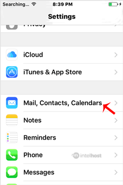 Reselhost | Como adicionar uma conta de e-mail cPanel no iPhone iOS