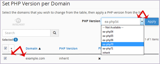 Reselhost | Como definir a versão do PHP por domínio no cPanel