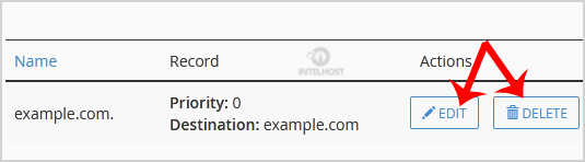Reselhost | Como editar ou remover um registro no Editor de Zona DNS do cPanel