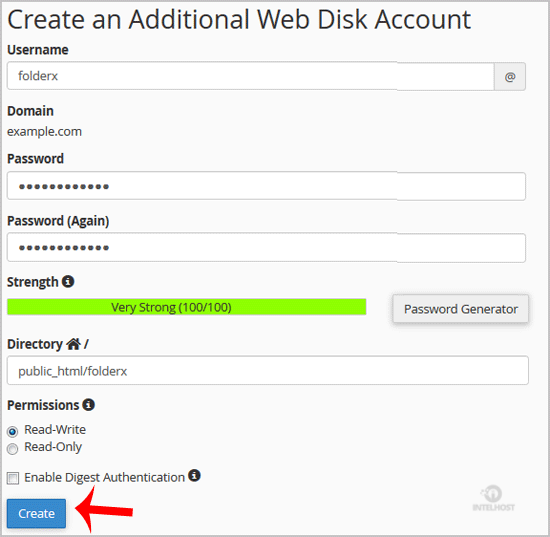 Reselhost | Como criar uma conta de disco da Web adicional no cPanel