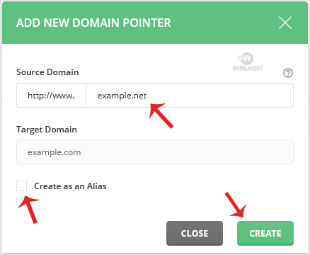 Reselhost | Como criar um Domain Pointers no DirectAdmin