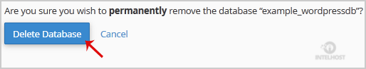 Reselhost | Como excluir uma base de dados no cPanel