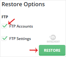 Reselhost | Como restaurar um backup no DirectAdmin