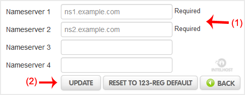 Reselhost | Como atualizar o DNS Nameserver em 123-reg