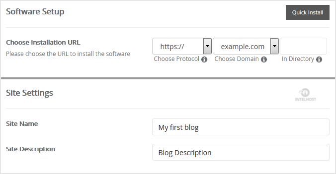 Reselhost | Como instalar o EggBlog com Softaculous no cPanel