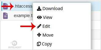 Reselhost | Como editar o arquivo htaccess no cPanel File Manager