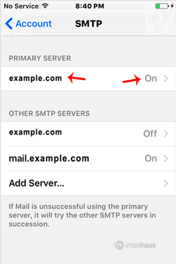 Reselhost | Como adicionar uma conta de e-mail cPanel no iPhone iOS