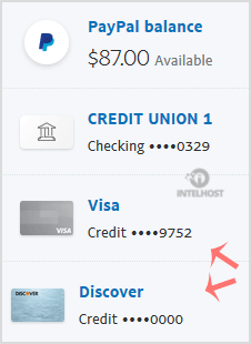 Reselhost | Como remover um cartão de crédito da sua conta do PayPal