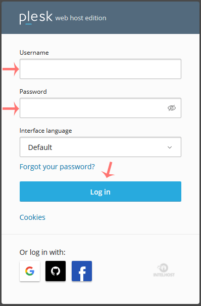 Reselhost | Como entrar no painel Plesk