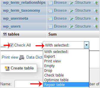 Reselhost | Como reparar Base de dados MySQL pelo phpMyAdmin do cPanel