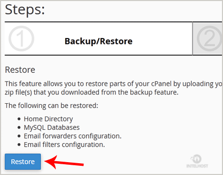 Reselhost | Como restaurar o backup do cPanel?