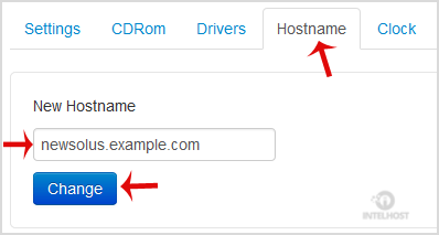 Reselhost | Como alterar o Hostname do SolusVM