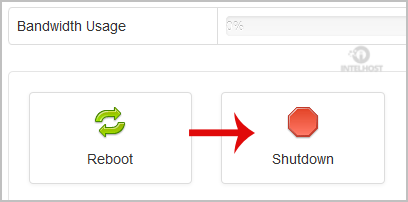 Reselhost | Como desligar VPS Forcefully ou Gracefully no SolusVM