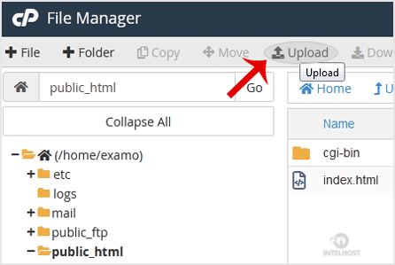 Reselhost | Como fazer upload de arquivos através do cPanel FileManager
