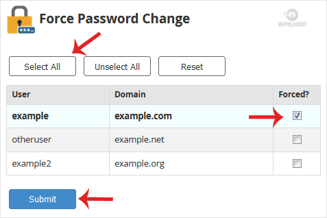 Reselhost | Como forçar usuários do cPanel a mudar senhas usando WHM