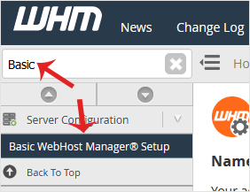 Reselhost | Como mudar o Nameserver padrão da conta WHM Root