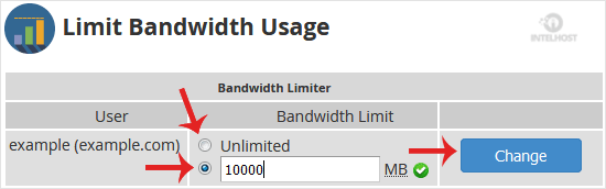 Reselhost | Como limitar a largura de banda do usuário do cPanel com WHM