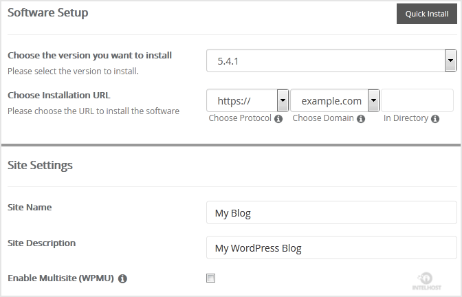 Reselhost | Como instalar o WordPress com Softaculous no cPanel