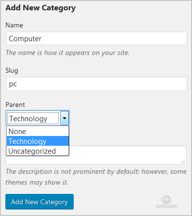 Reselhost | Como adicionar uma nova categoria no WordPress