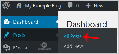 Reselhost | Como excluir uma postagem em um novo blog WordPress