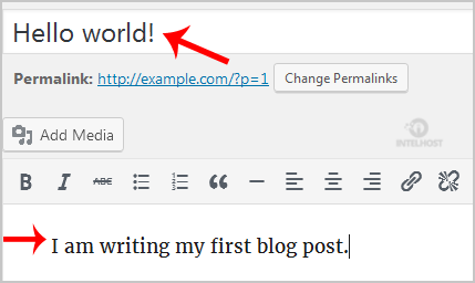 Reselhost | Como escrever seu primeiro post de blog no WordPress